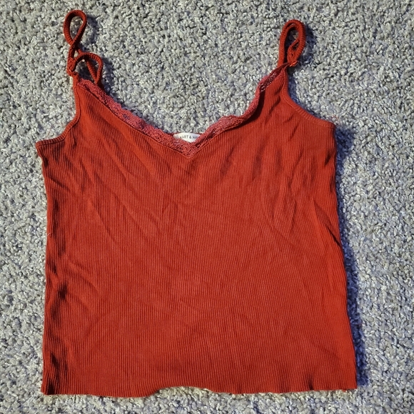 Red Cropped Tee - Picture 1 of 2